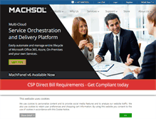 Tablet Screenshot of machsol.com